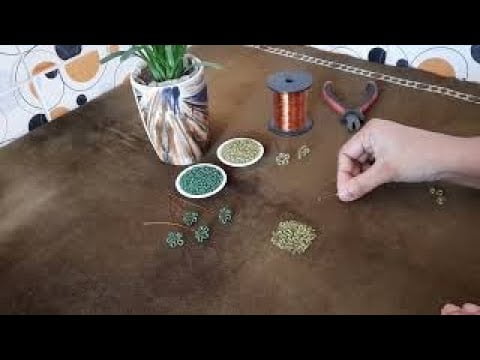 How to make Beaded Mini Rose Bonsai Tree (Part -1) #easy_tutorial || by Rowshan Ara Handicrafts