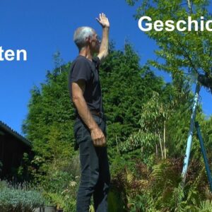 Garten Reise durch die Pflanzen im Topf und Schale mit Bonsai und so Gießen im Sommer