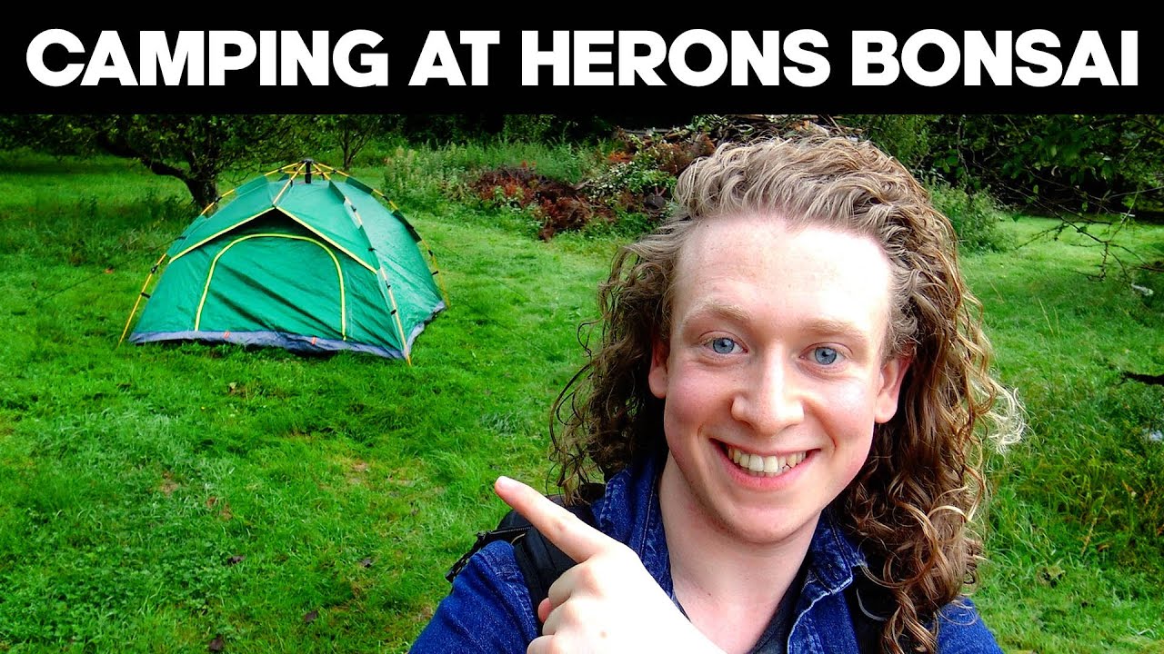 Camping Overnight at Herons Bonsai Nursery!