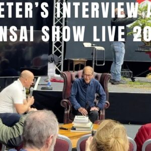 Peter's interview at the Bonsai Show Live 2024