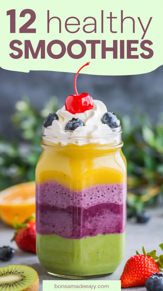 12 Quick Healthy Smoothies for Breakfast