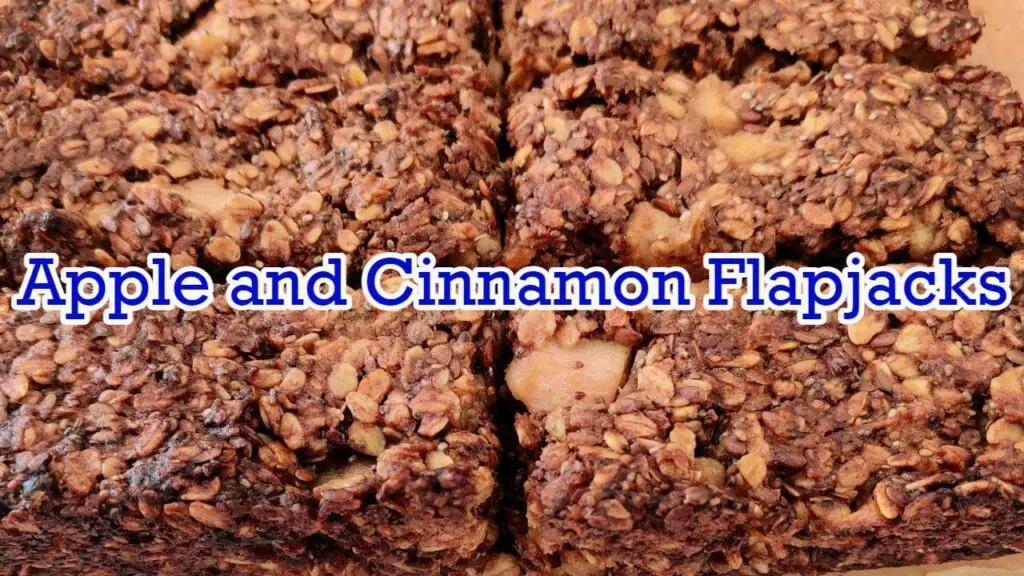 Apple and Cinnamon Flapjack