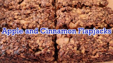 Apple and Cinnamon Flapjack