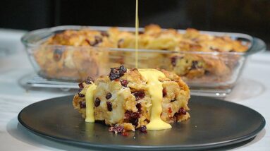 Easy Cranberry Bread Pudding A Cosy Dessert for Any Occasion