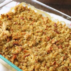 Easy Chicken and Stuffing Casserole Bake with Stove Top Stuffing (So Delicious!)