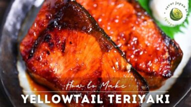 Yellowtail Fish Teriyaki Recipe (Buri no Teriyaki)