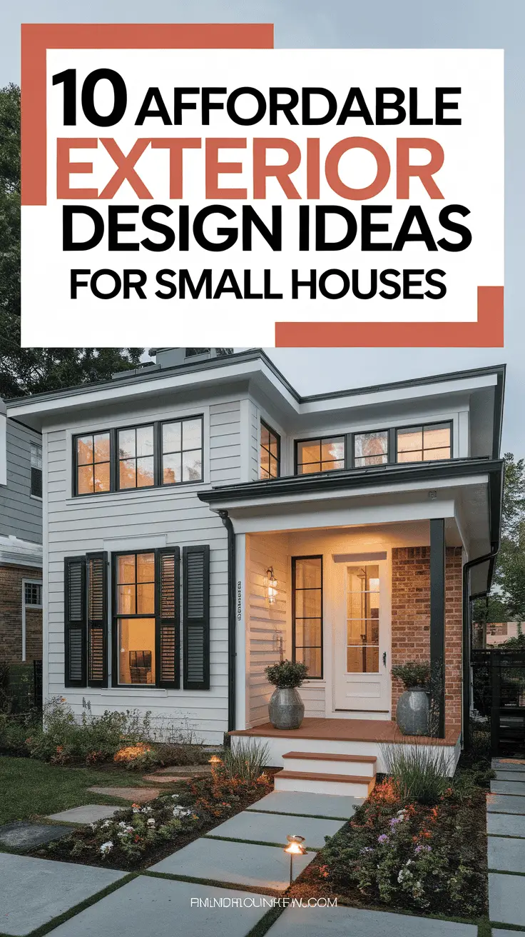 10 Affordable Exterior Design Ideas for Small Houses