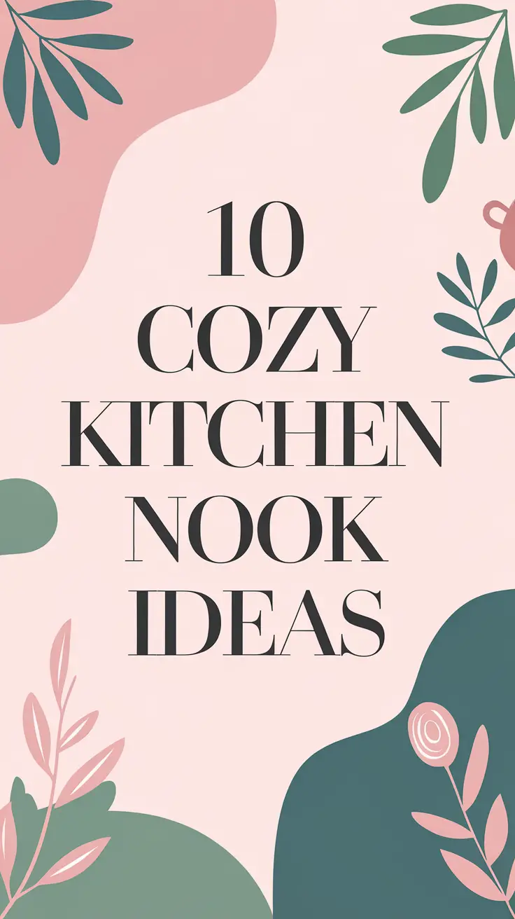 Transform Your Kitchen Nook: From Cozy Corners to Functional Workspaces