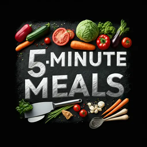 Three 5-Minute Meals: Quick and Easy Dinner Recipes for Busy Weeknights