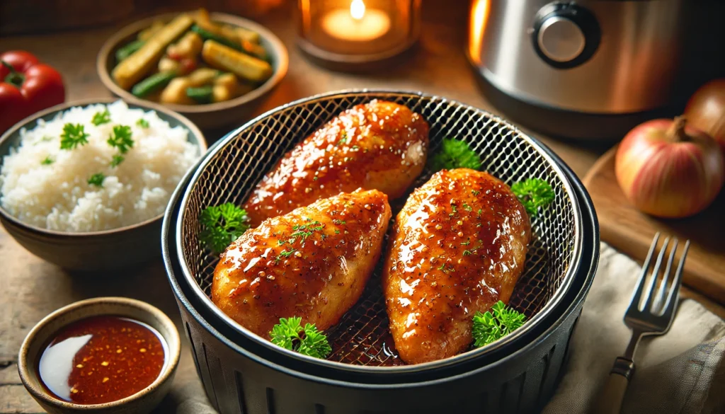 Honey Garlic Chicken Air Fryer