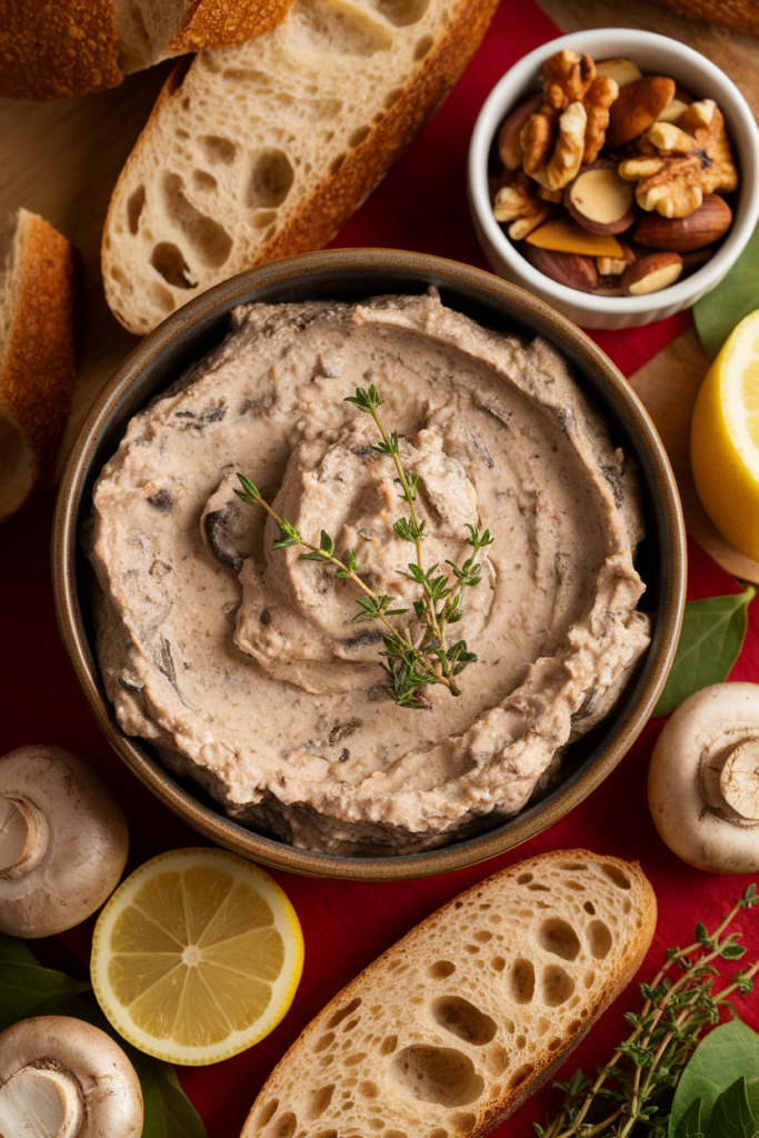 Homemade Favorite Delicious Creamy Mushroom Pate