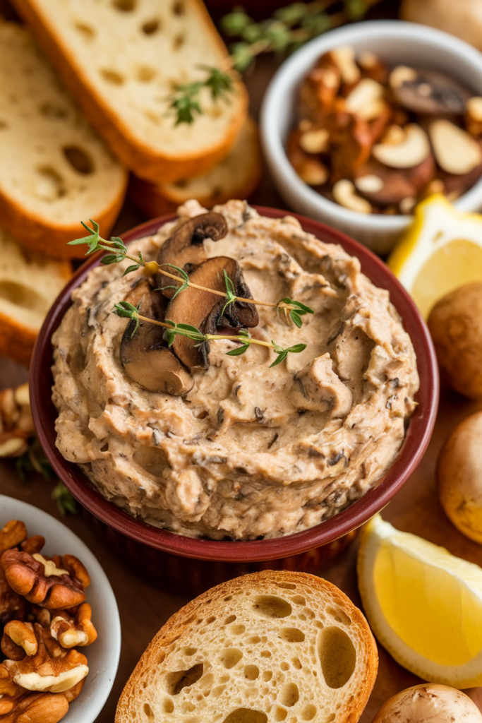 Homemade Favorite Delicious Creamy Mushroom Pate