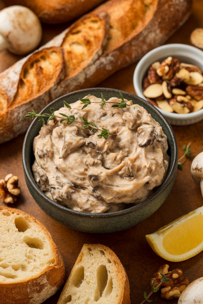 Homemade Favorite Delicious Creamy Mushroom Pate