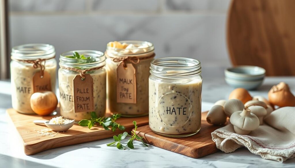 how to store mushroom pate