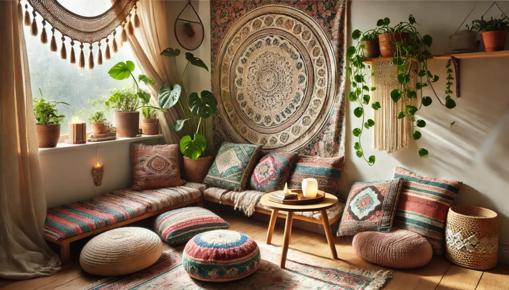 Whether you want a nook with vibrant boho vibes or a minimalist earthy aesthetic, this list is packed with inspiration. You'll find ideas for small spaces, floor-seating corners, and even DIY touches that exude charm. Let’s dive into these 15+ boho reading nook ideas that will make you never want to leave your cozy oasis.