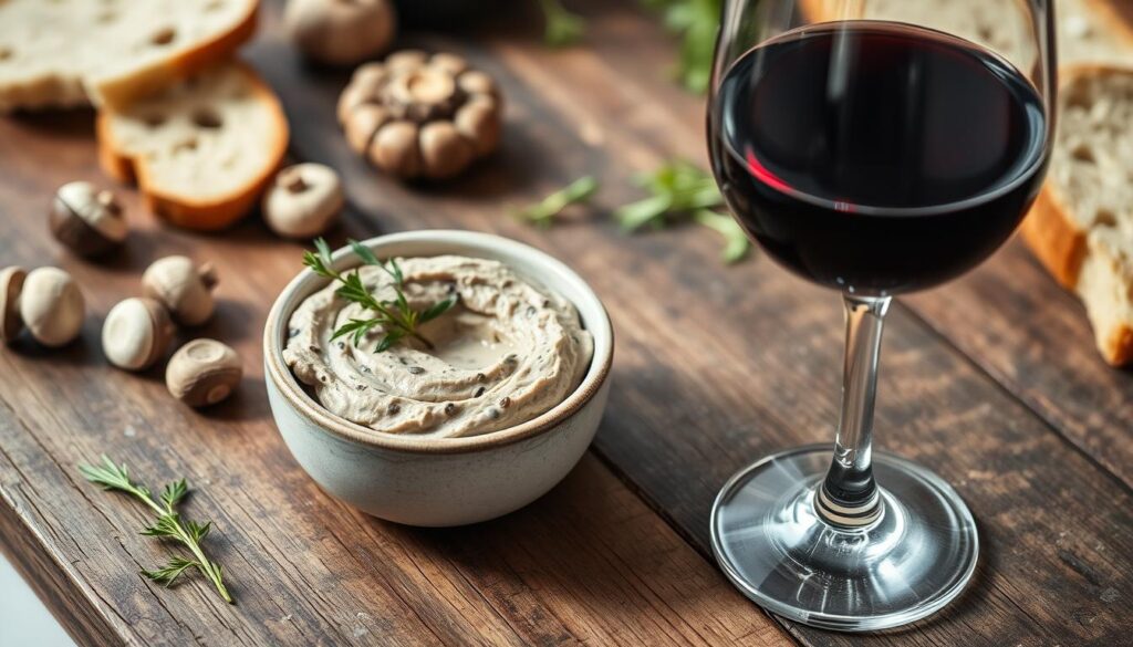 wine pairing with mushroom pate