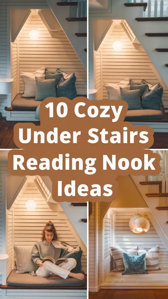 Exploring under stairs storage, I found this area could be a calm retreat. It's perfect for getting lost in a book. With creativity, you can make your under stairs space a cozy reading nook. It can show off your style with comfy seats, good lights, and nice decor.