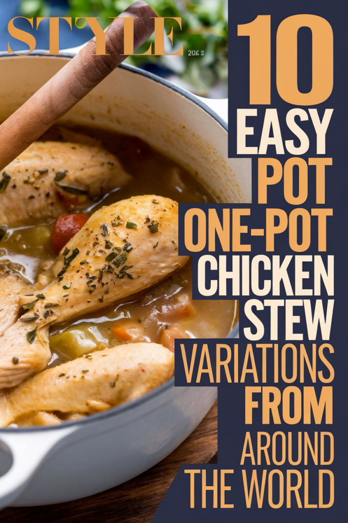 chicken stew doesn’t just have to be the classic, homestyle dish we all know and love? In fact, the world is full of exciting, creative twists on chicken stew that take this comforting dish to a whole new level. What if I told you there are 10 unique ways to make chicken stew, each inspired by different cultures and flavors