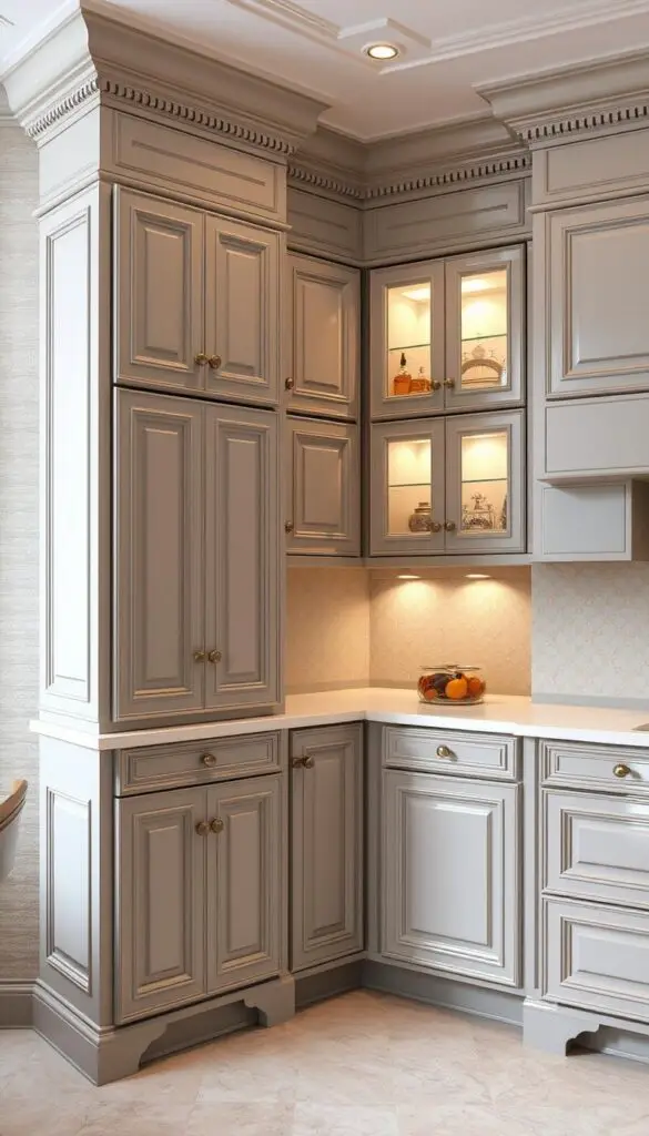 Parisian-inspired cabinetry design