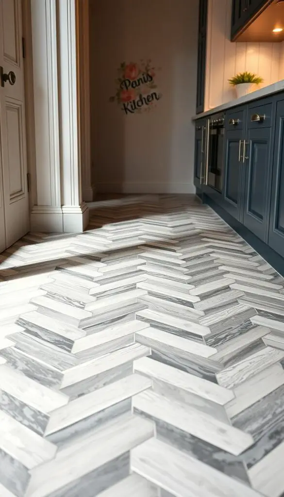 Parisian-inspired flooring design