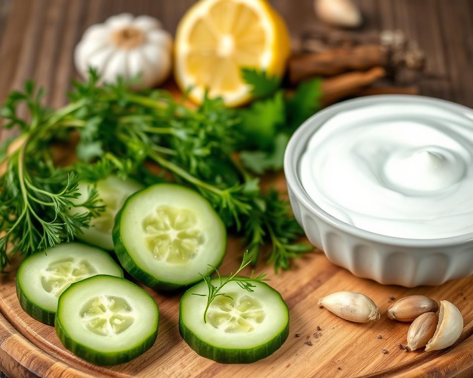 Tzatziki sauce ingredients