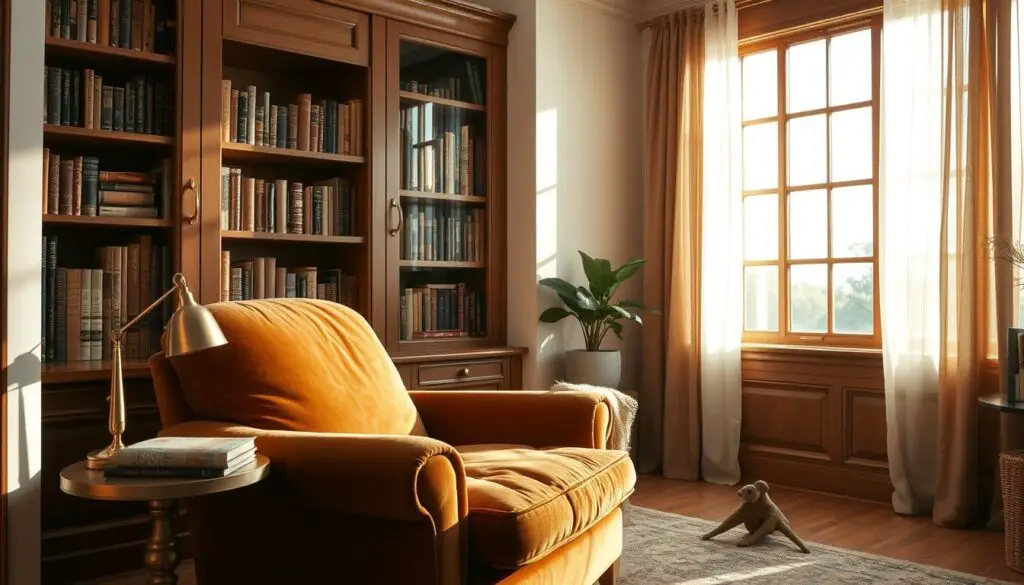 cozy reading nook