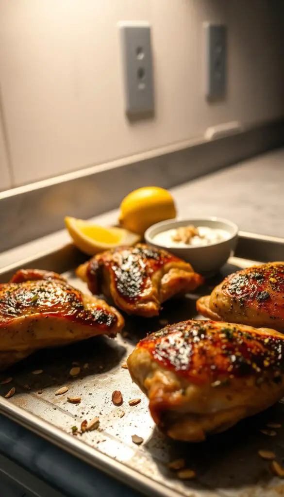 chicken thighs baking