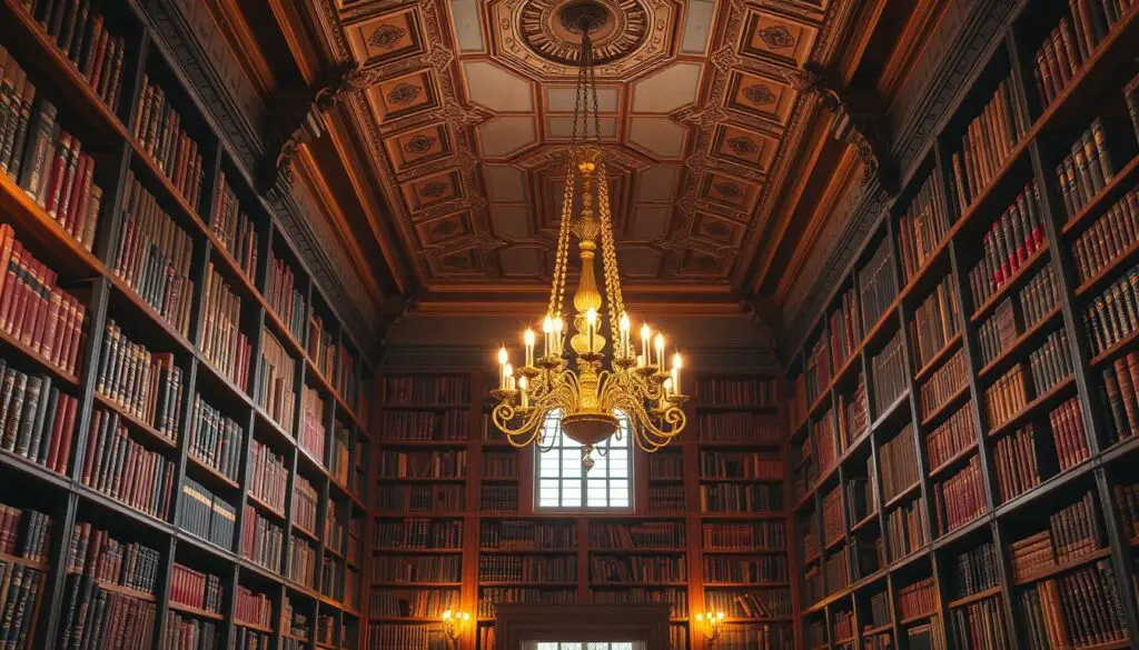 vintage library lighting
