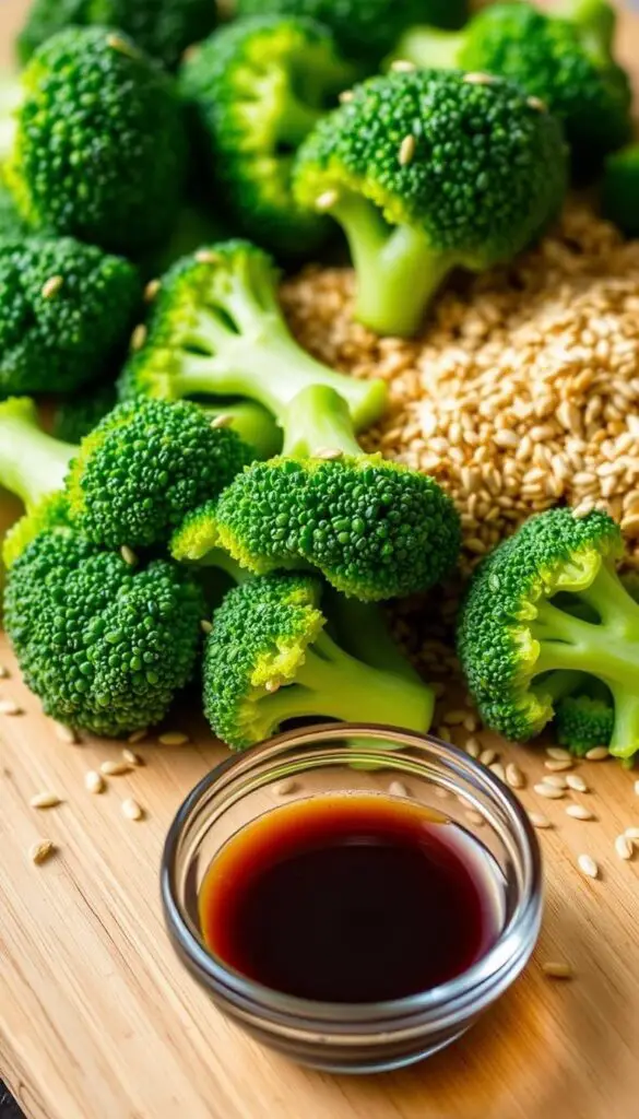 Korean Sesame Broccoli ingredients