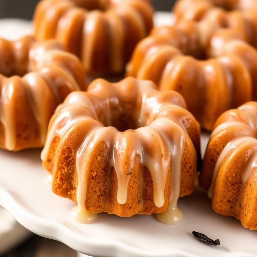 Vanilla bean mini bundt cakes with vanilla glaze Vanilla bean mini bundt cakes with vanilla glaze
