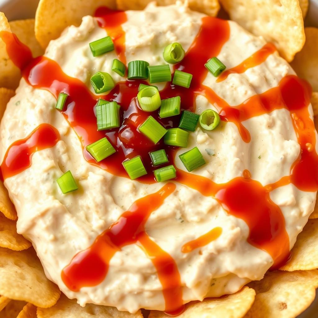Vegetarian version of Crab Rangoon Dip using hearts of palm Vegetarian version of Crab Rangoon Dip using hearts of palm