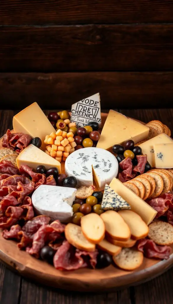 gourmet cheese board