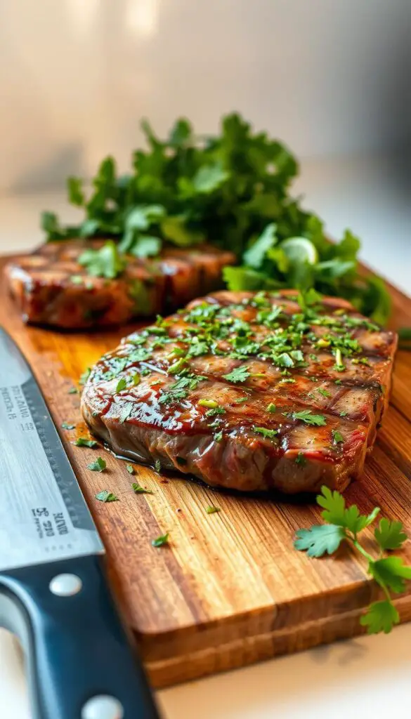 marinated steak preparation