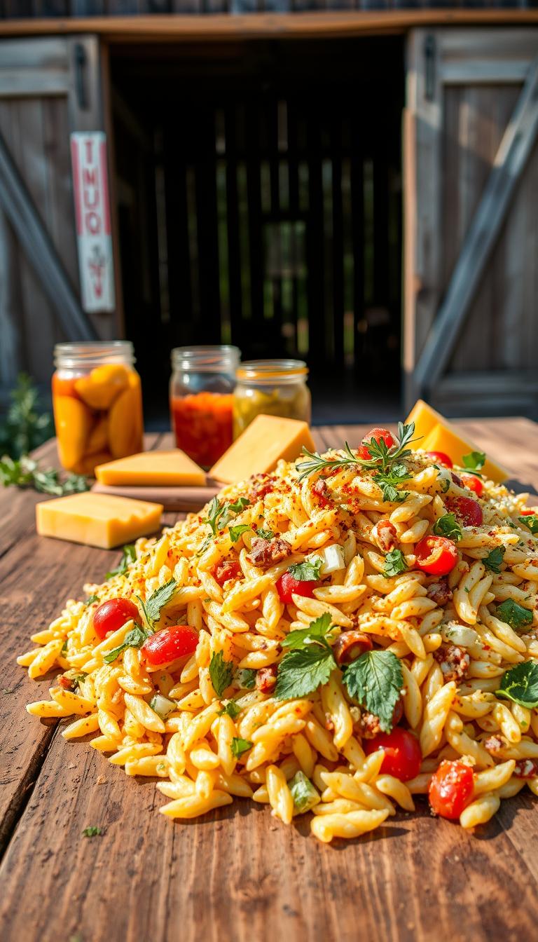 Cowboy Orzo Salad Recipe