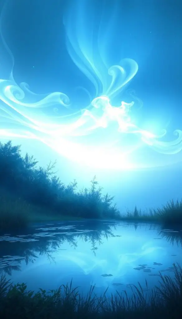 Blue Aura color