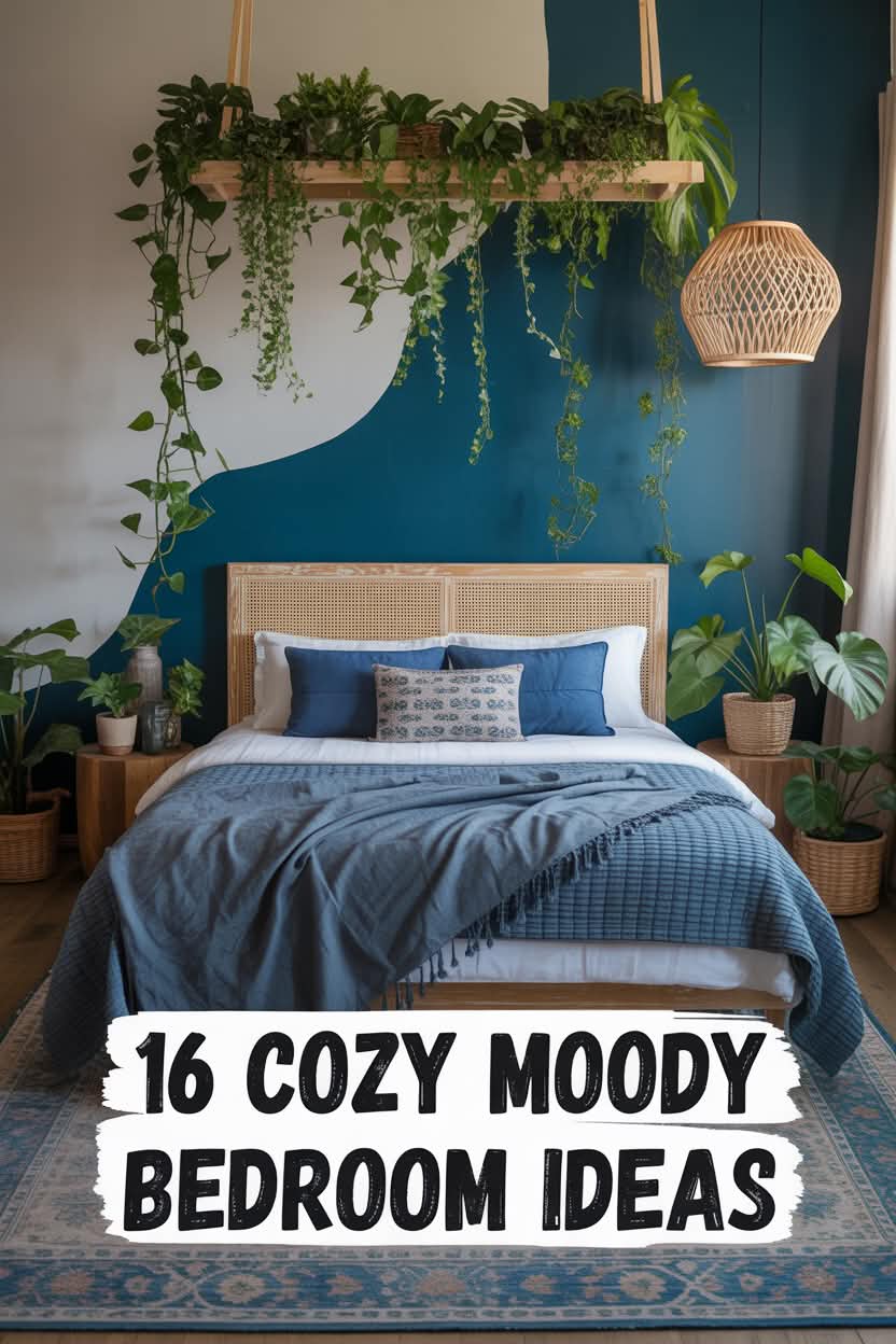 Cozy Moody Bedroom