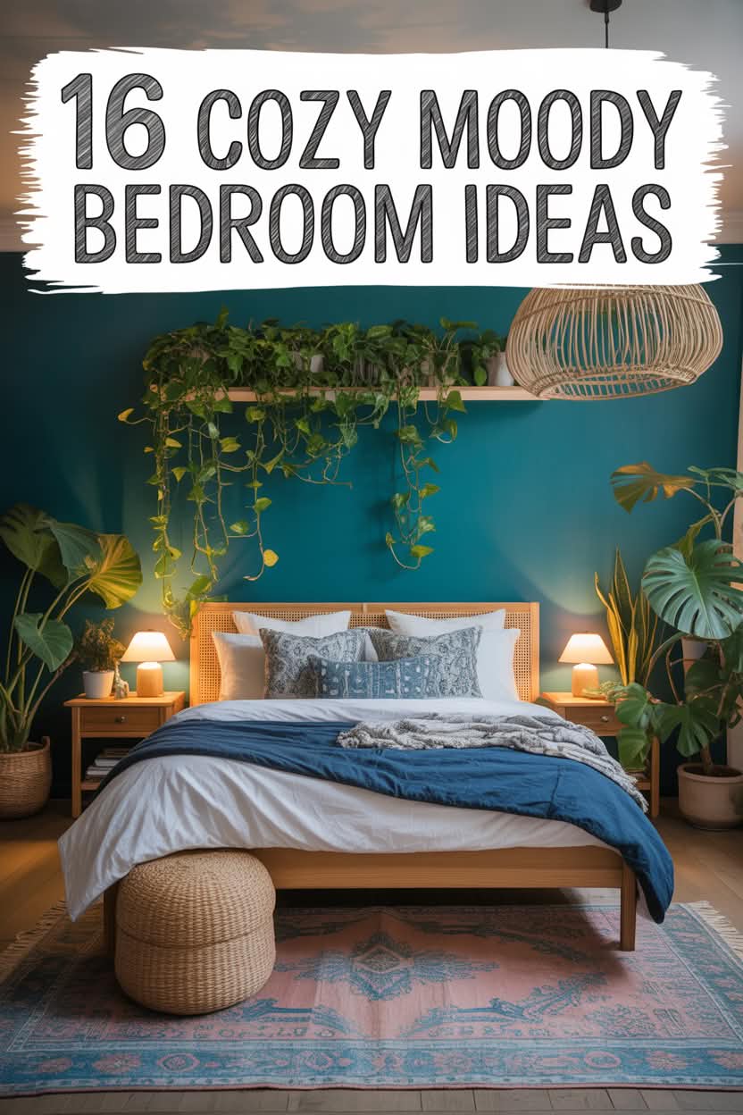 Cozy Moody Bedroom