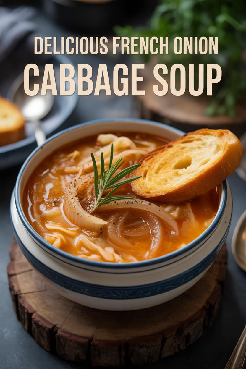 French Onion Cabbage Soup