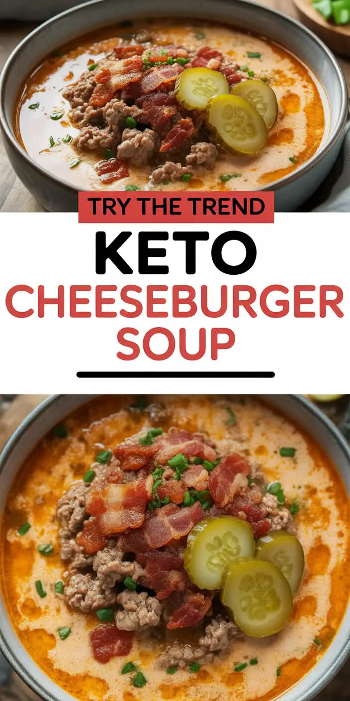 Keto Cheeseburger Soup