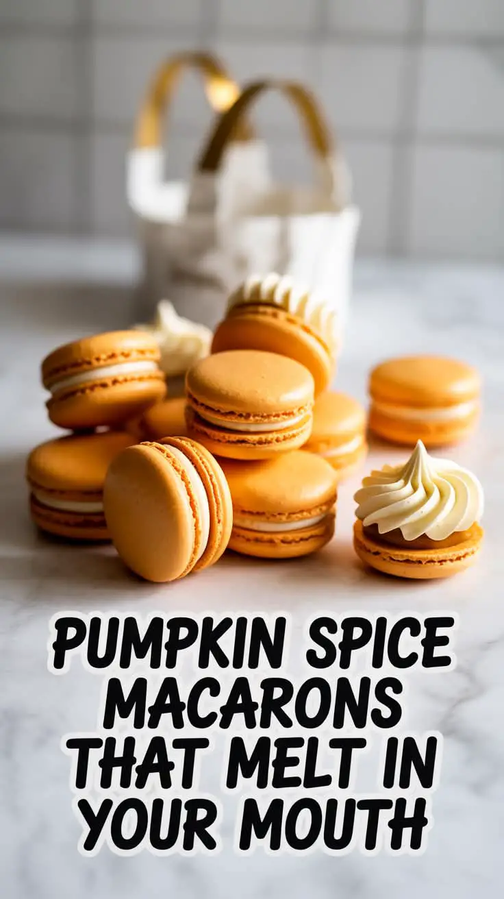 Pumpkin Macarons