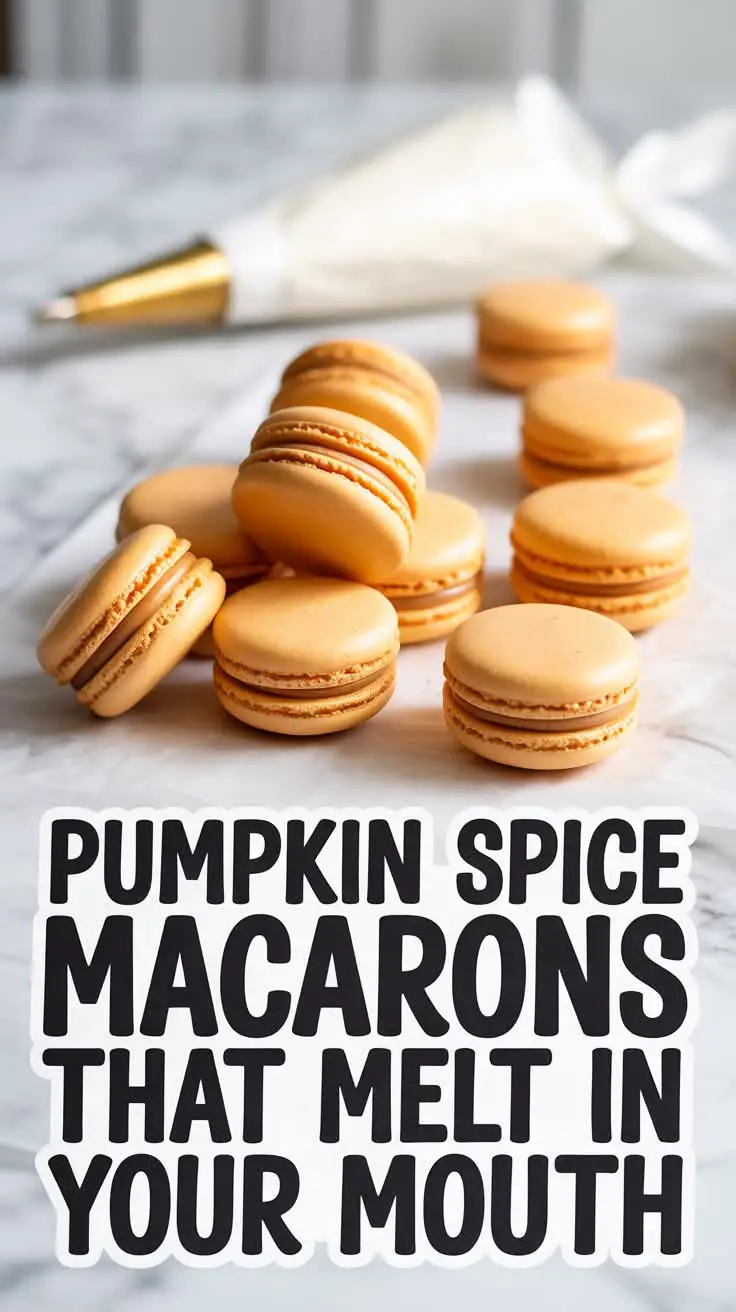 Pumpkin Macarons