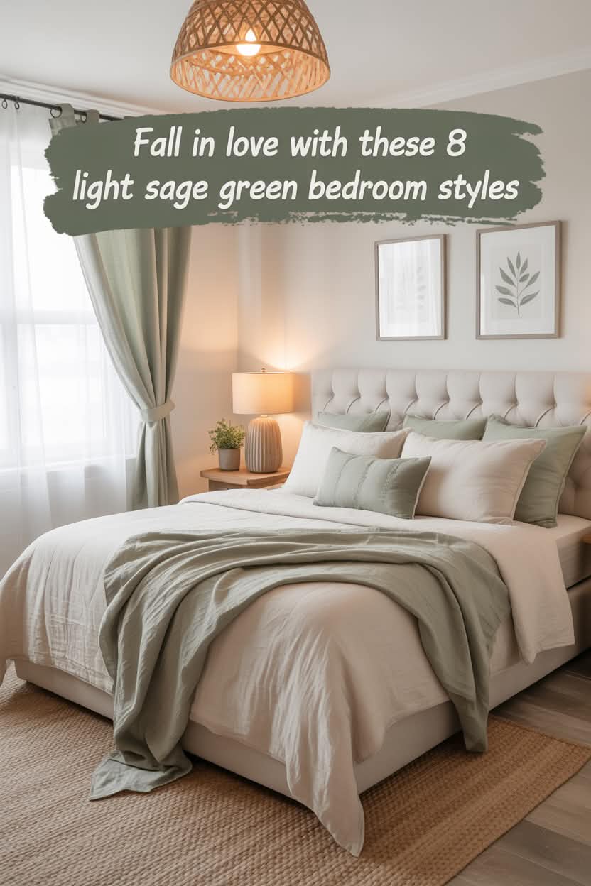 Sage Green Bedroom
