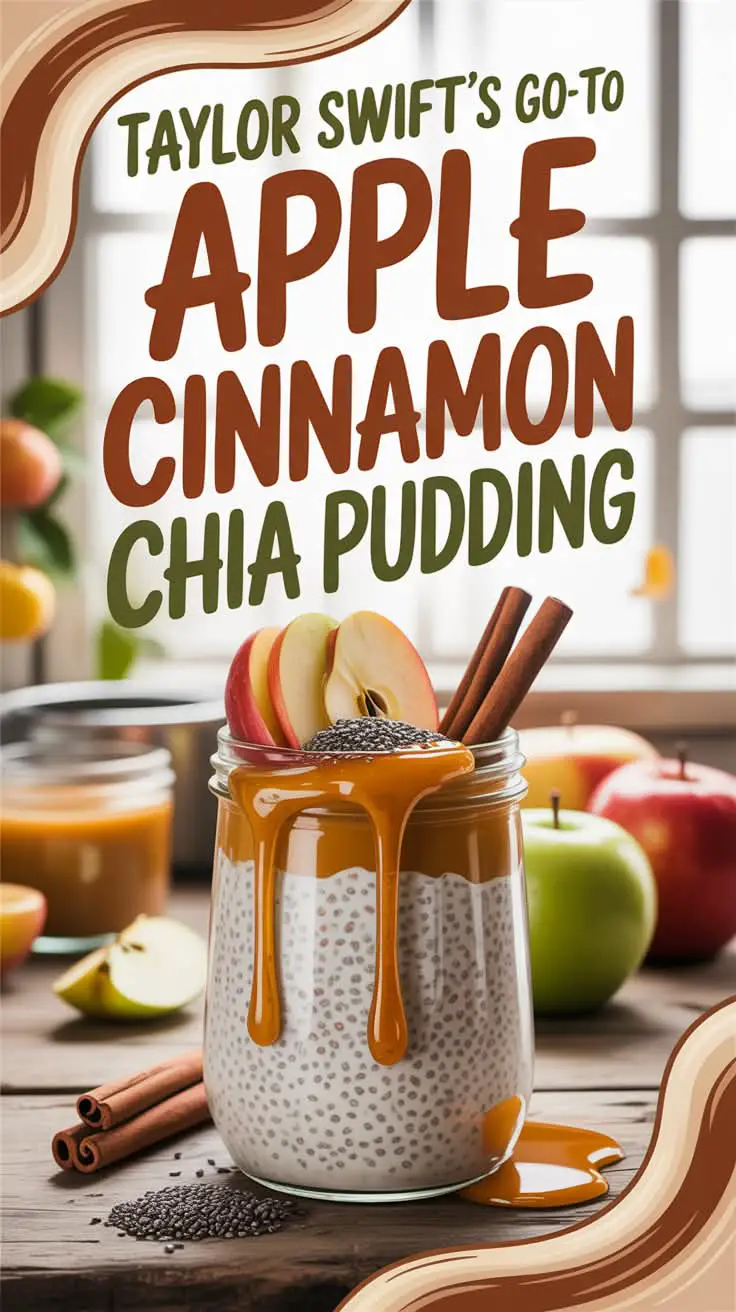 taylor Swift Apple Chia Pudding