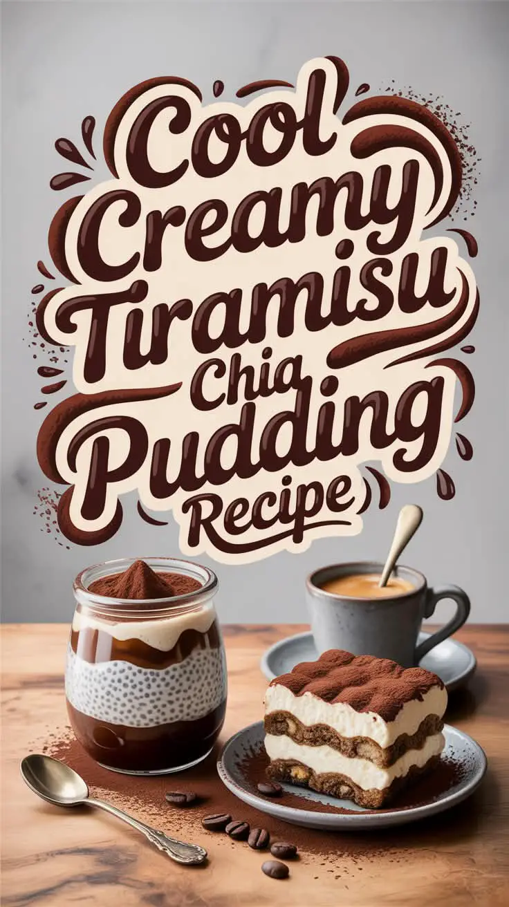 Tiramisu Chia Pudding