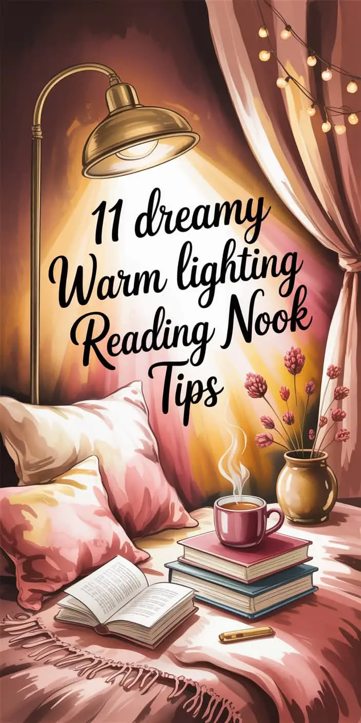 Warm Lighting Reading Nook