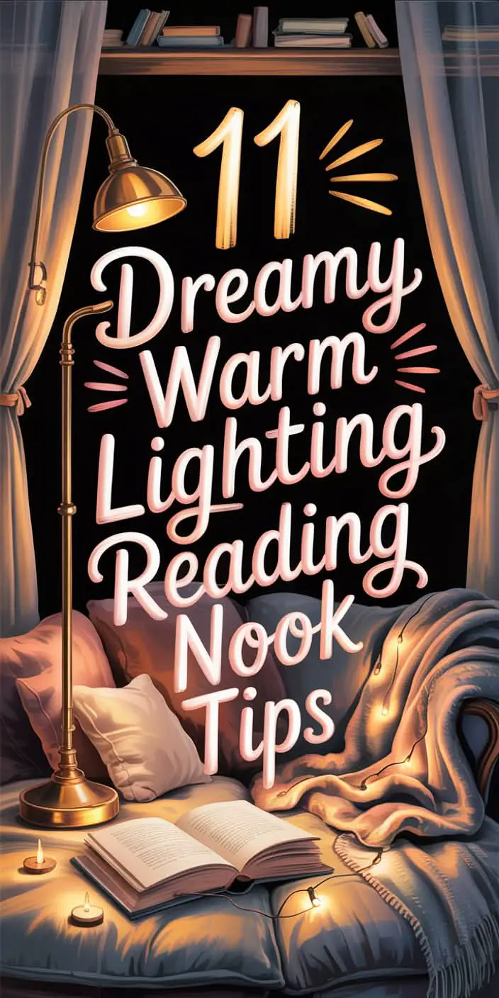 Warm Lighting Reading Nook