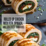 rolled up chicken