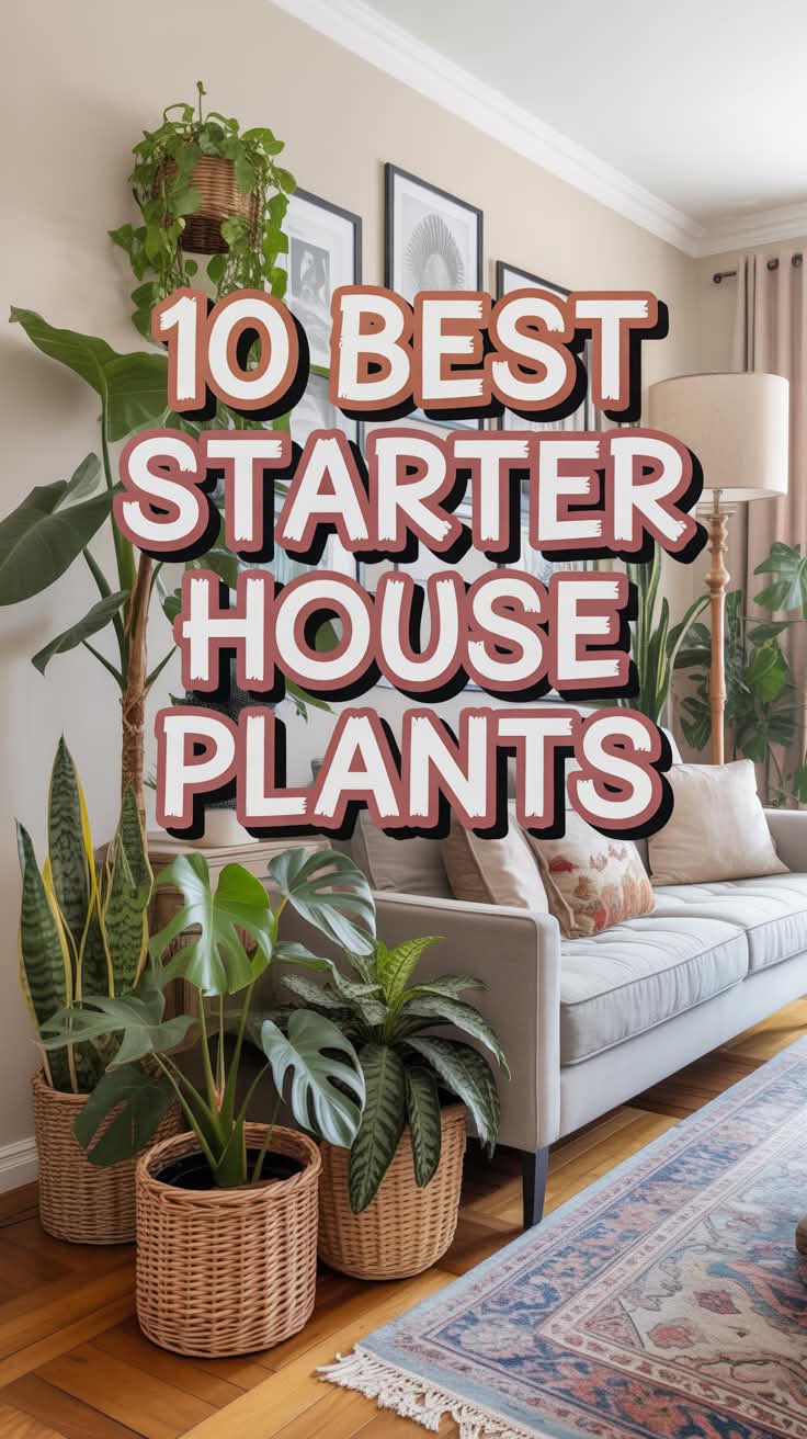 10 Best Starter House Plants