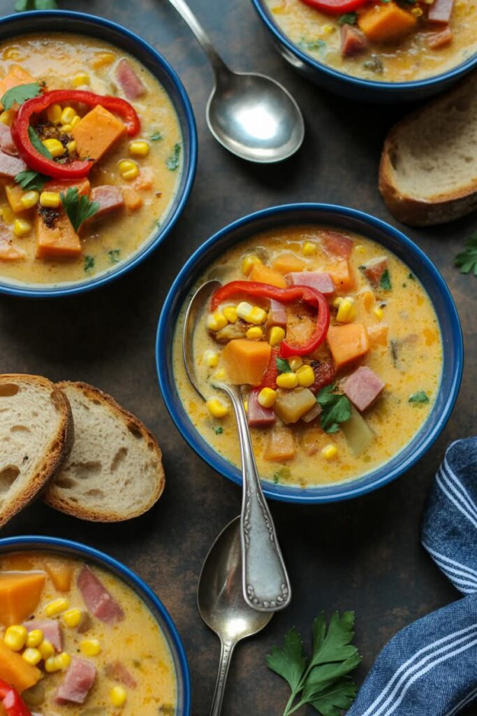 Ham And Sweet Potato Soup