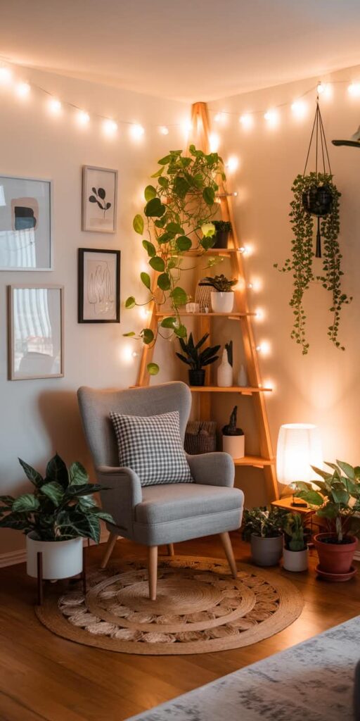 Modern Room With Plants